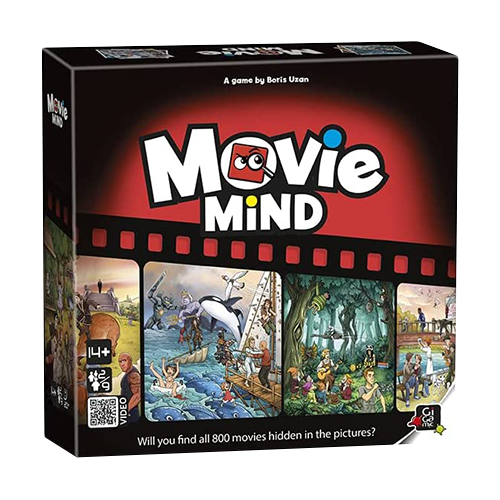 Movie Mind Cover, Trivia Party Game for Teens and Adults, Ages 14+, 2 to 9 Players